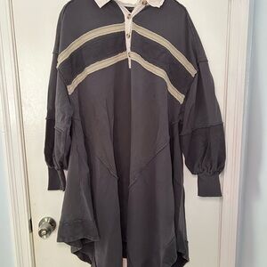 Free People Shirt Dress in Small